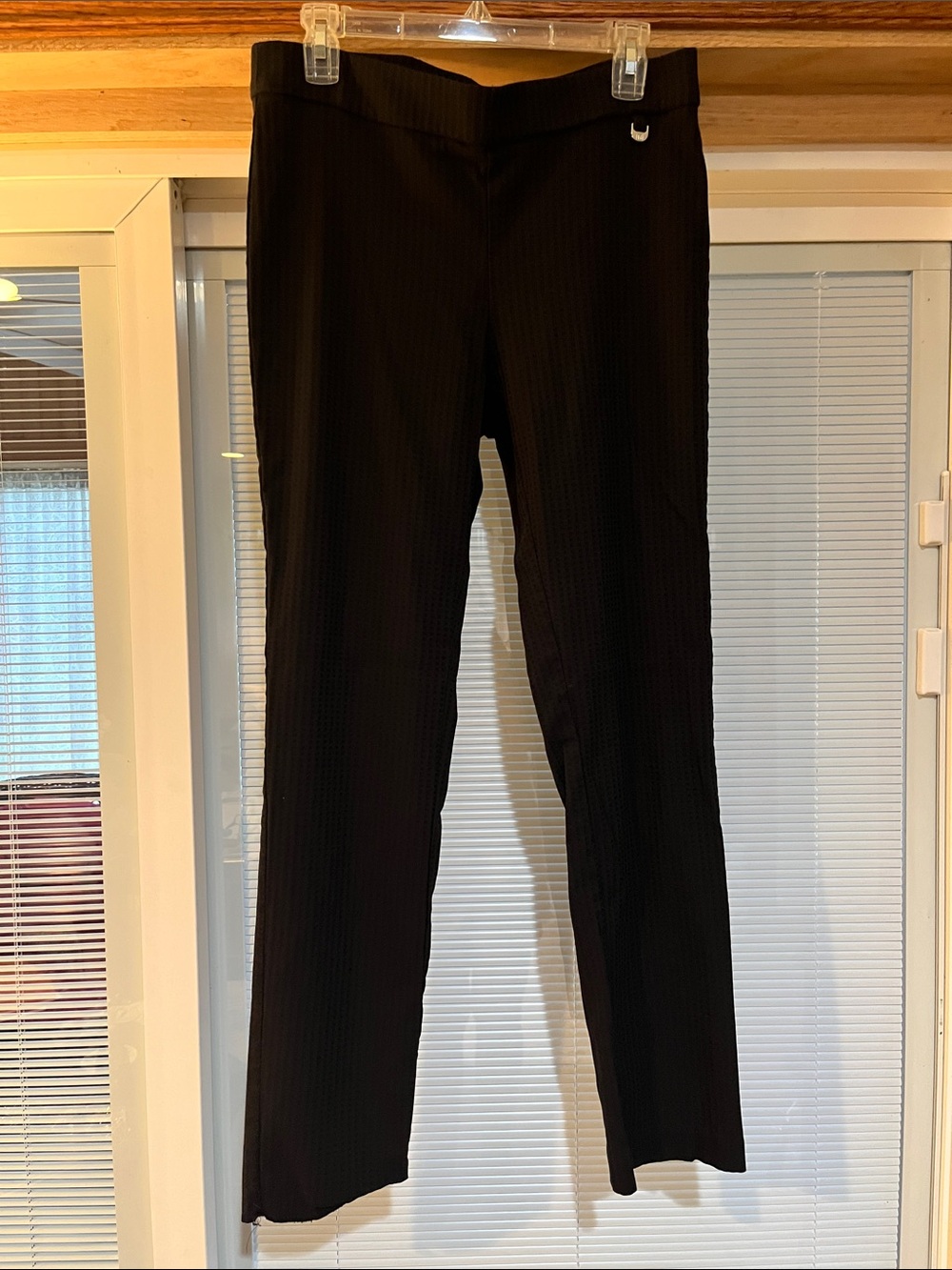 Rafaella Black Straight Leg Pants